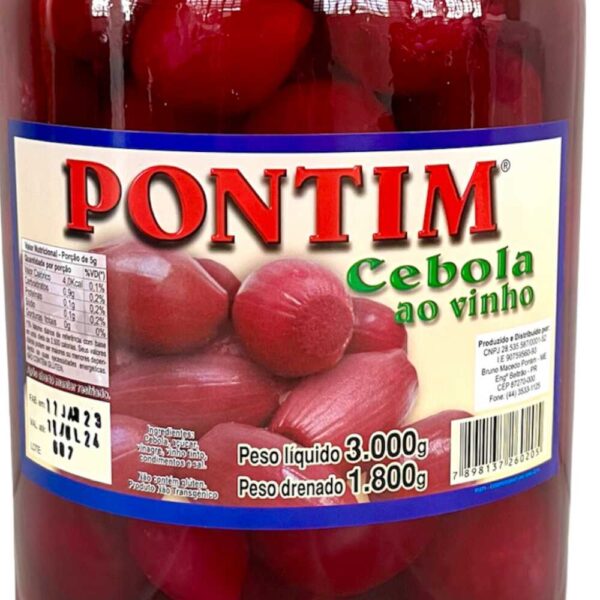 CEBOLA AO VINHO PONTIM 1,8KG - VIDRO - Image 2