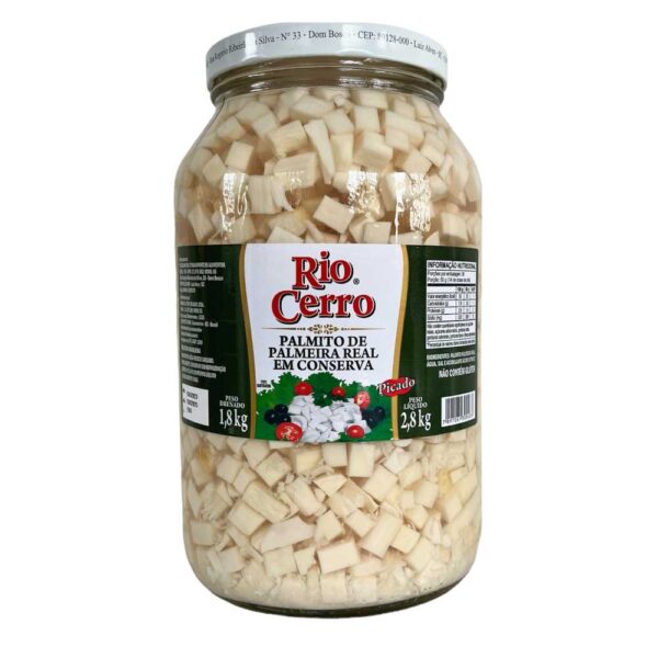 PALMITO PALMEIRA REAL PICADO 1,8KG RIO CERRO - VIDRO - Image 3