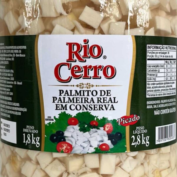 PALMITO PALMEIRA REAL PICADO 1,8KG RIO CERRO - VIDRO - Image 2