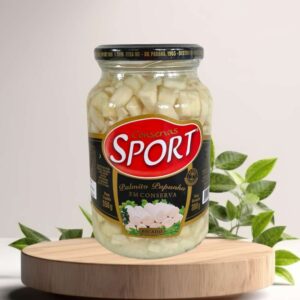 PALMITO PUPUNHA PICADO 300G SPORT - VIDRO