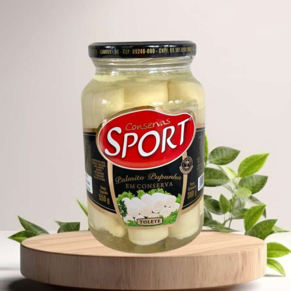 PALMITO PUPUNHA TOLETE 300G SPORT - VIDRO