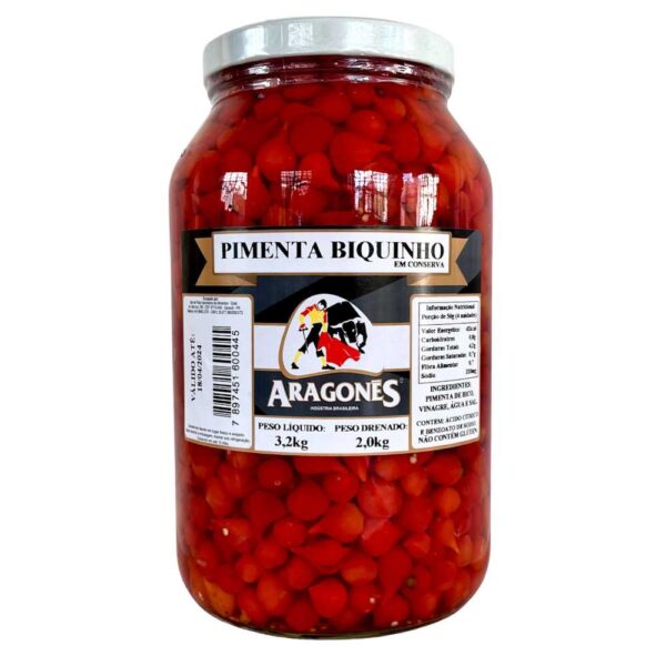 PIMENTA BIQUINHO 2KG - VIDRO - Image 3