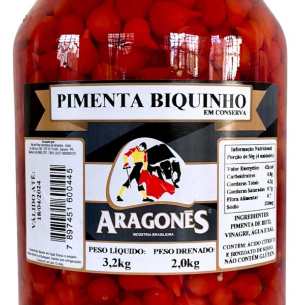 PIMENTA BIQUINHO 2KG - VIDRO - Image 2